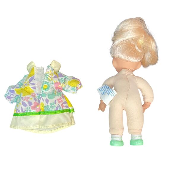 Vintage Precious Moments Doll Carolyne Friendship Garden Doll Blonde 5.25" 1998 - Picture 12 of 14